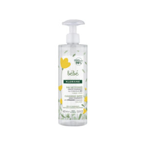 Klorane Bébé Eau nettoyante sans rinçage 400 ml (pompe)